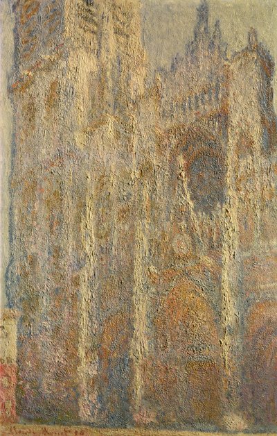 Kathedrale von Rouen, Mittag, 1894 von Claude Monet